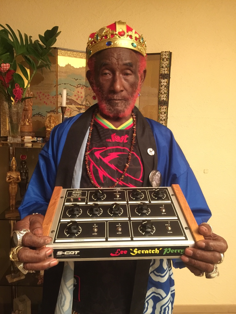 Lee Perry with circuit bent delay