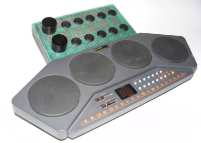 Circuit bent Yamaha DD drum machine