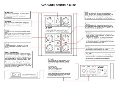 Bass-Synth Controls Guide