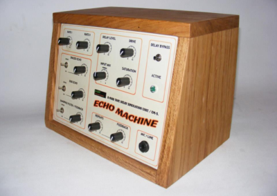 Circuit bent echo machine