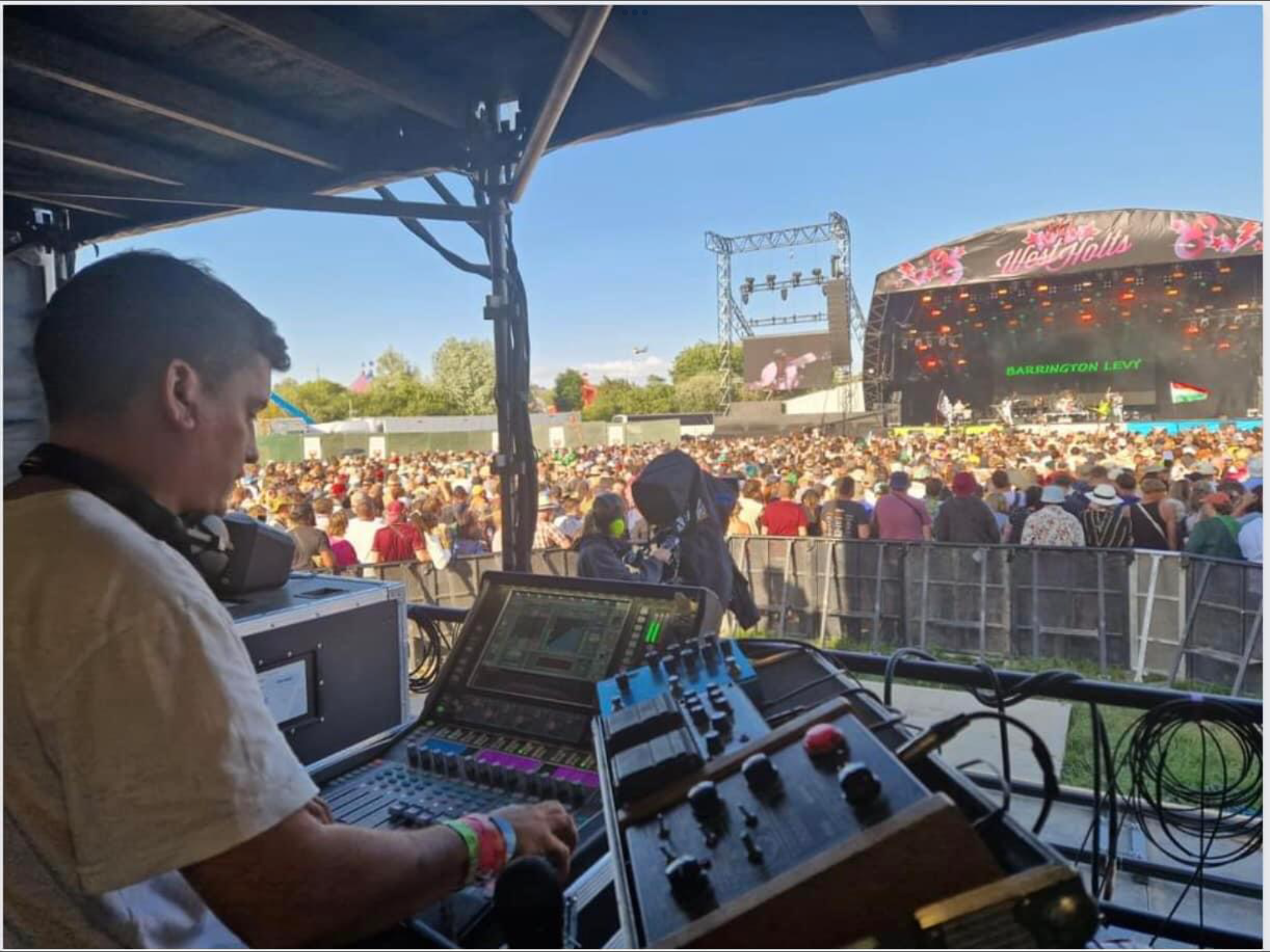 Dub-Siren used by Kyle Blackburn for Barrington Levy, Glastonbury 2023